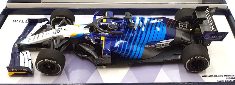 Minichamps 1/18 Scale 147 212263 - F1 Williams Mercedes FW43B #63 Saudi GP 2021