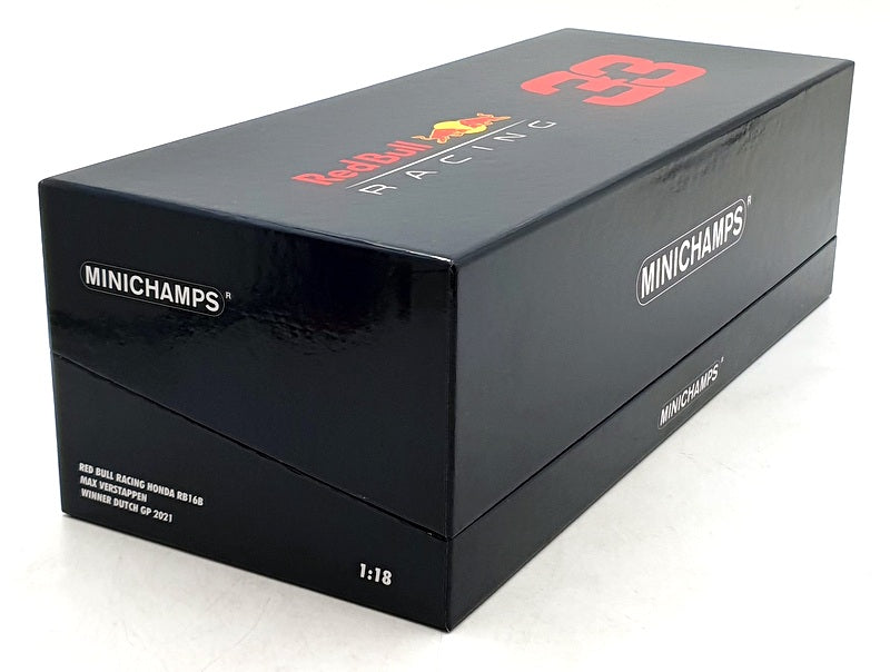 Minichamps 1/18 Scale 113 211433 - F1 Red Bull/Honda RB16B 1st Dutch GP 2021
