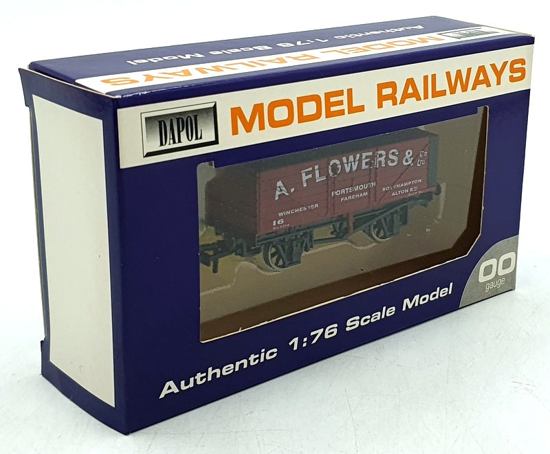 Dapol OO Gauge (1/76) 201026C - A. Flower & Co. Plank Wagon #16 LE