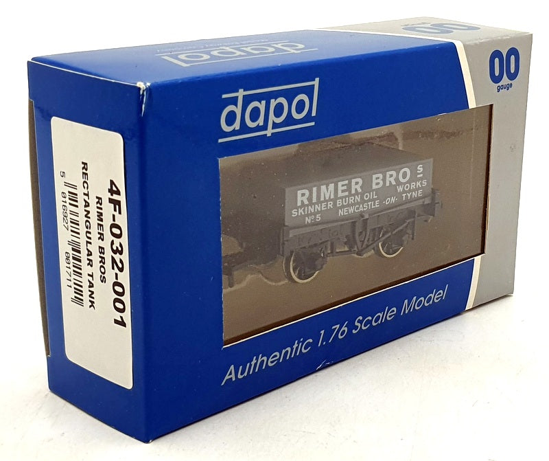 Dapol OO Gauge (1/76) 4F-032-001 - Rimmer Bros Rectangular Tank