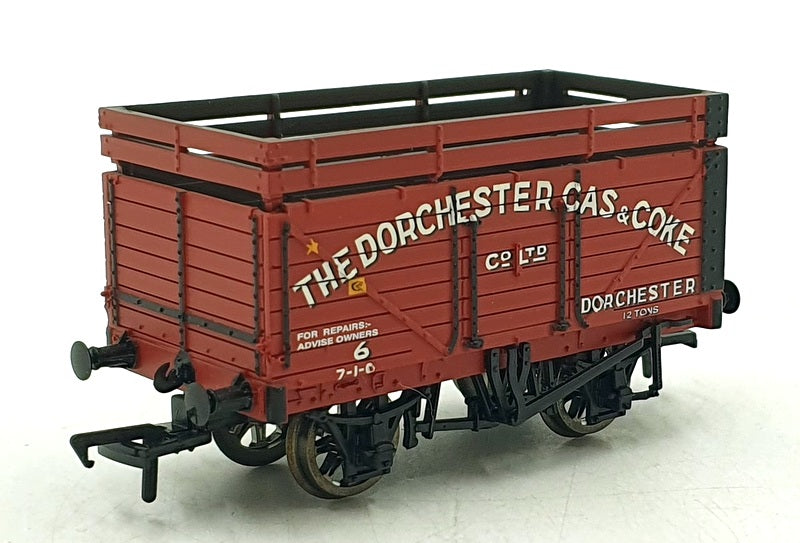 Bachmann OO Gauge 37-183 - 7 Plank Wagon w/Coke Rail 'Dorchester Gas & Coke'