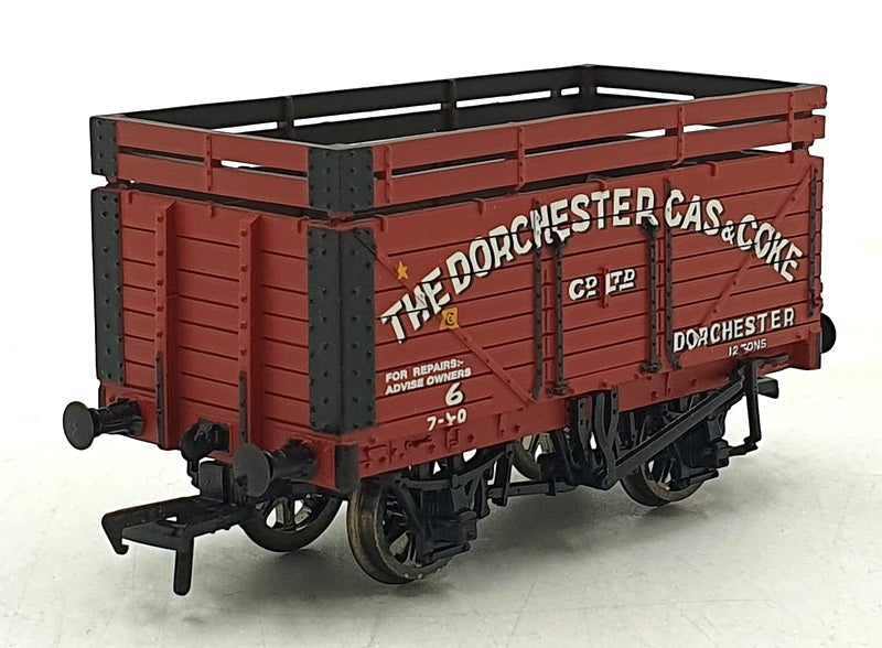 Bachmann OO Gauge 37-183 - 7 Plank Wagon w/Coke Rail 'Dorchester Gas & Coke'