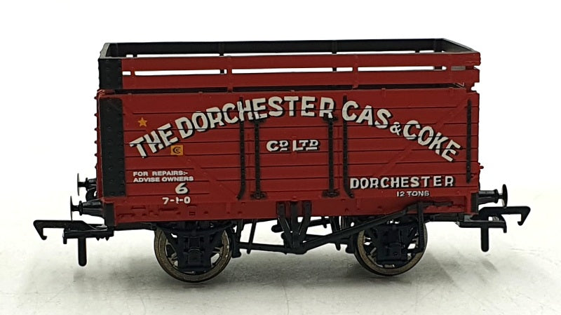 Bachmann OO Gauge 37-183 - 7 Plank Wagon w/Coke Rail 'Dorchester Gas & Coke'