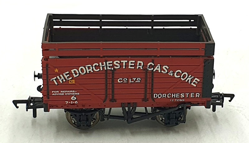 Bachmann OO Gauge 37-183 - 7 Plank Wagon w/Coke Rail 'Dorchester Gas & Coke'