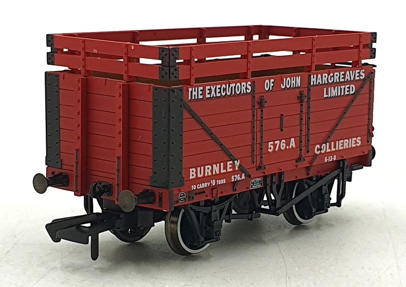 Oxford OO Gauge 1/76 OR76CK7003 7 Plank Mineral Wagon Coke Hargreaves 2 C/ Rails