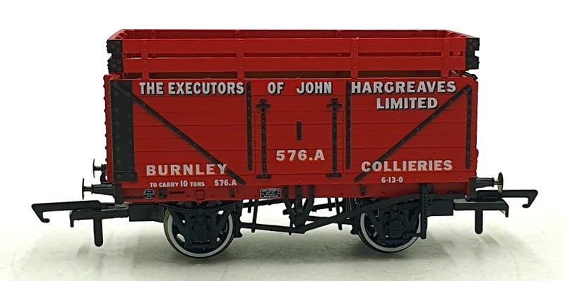 Oxford OO Gauge 1/76 OR76CK7003 7 Plank Mineral Wagon Coke Hargreaves 2 C/ Rails