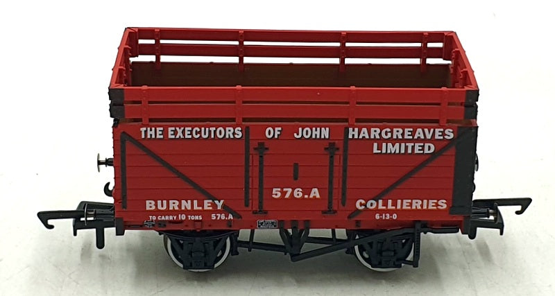 Oxford OO Gauge 1/76 OR76CK7003 7 Plank Mineral Wagon Coke Hargreaves 2 C/ Rails