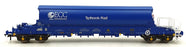Kernow OO Gauge SB0021 - JIA Tiger Clay Wagon ECC International Blue