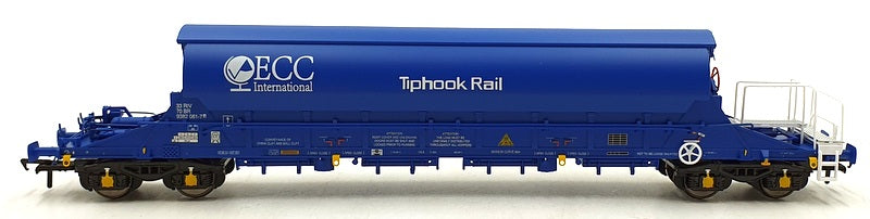 Kernow OO Gauge SB0021 - JIA Tiger Clay Wagon ECC International Blue