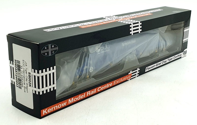 Kernow OO Gauge SB002K - JIA Tiger Clay Wagon ECC International Blue