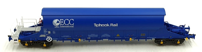 Kernow OO Gauge SB002K - JIA Tiger Clay Wagon ECC International Blue