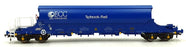 Kernow OO Gauge SB002J - JIA Tiger Clay Wagon ECC International Blue