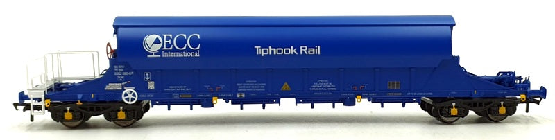 Kernow OO Gauge SB002J - JIA Tiger Clay Wagon ECC International Blue