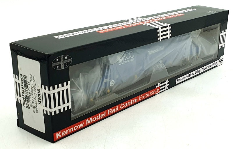 Kernow OO Gauge SB002L - JIA Tiger Clay Wagon ECC International Blue