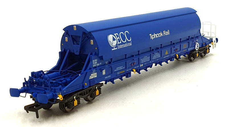 Kernow OO Gauge SB002L - JIA Tiger Clay Wagon ECC International Blue