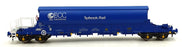 Kernow OO Gauge SB002L - JIA Tiger Clay Wagon ECC International Blue