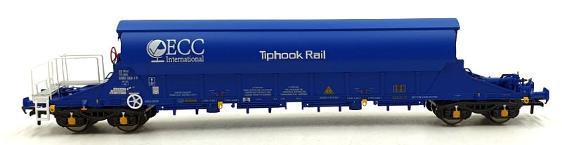 Kernow OO Gauge SB002L - JIA Tiger Clay Wagon ECC International Blue