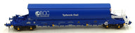 Kernow OO Gauge SB002L - JIA Tiger Clay Wagon ECC International Blue