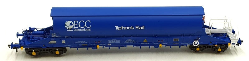 Kernow OO Gauge SB002L - JIA Tiger Clay Wagon ECC International Blue