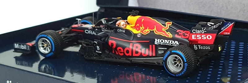 Minichamps 1/43 Scale 413 211433 - F1 Honda RB16B 1st Belgian GP 2021 Verstappen