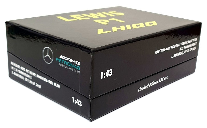 Minichamps 1/43 Scale 413 211544 - F1 Mercedes AMG Sotchi GP 2021 - Hamilton