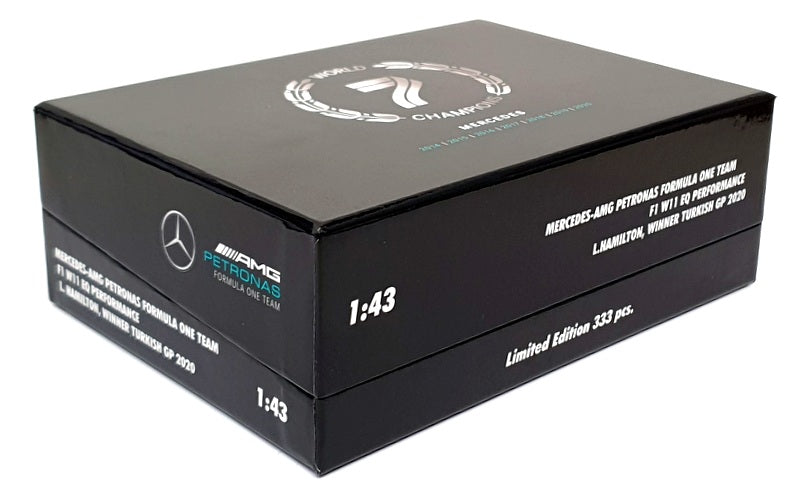 Minichamps 1/43 Scale 413 201444 - F1 Mercedes AMG 1st Turkish GP 2020 Hamilton