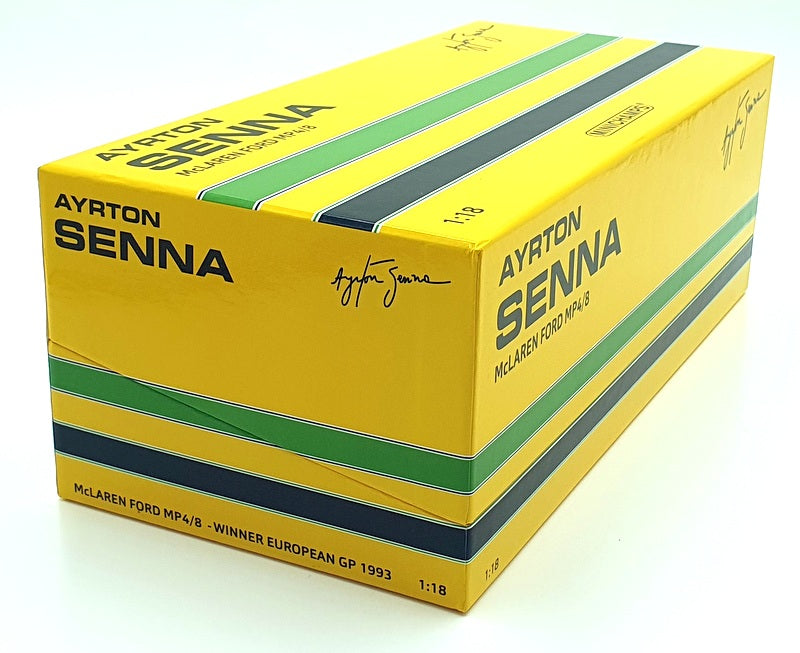 Minichamps 1/18 Scale 543933818 McLaren Ford MP4/8 1st European GP 1993 - Senna