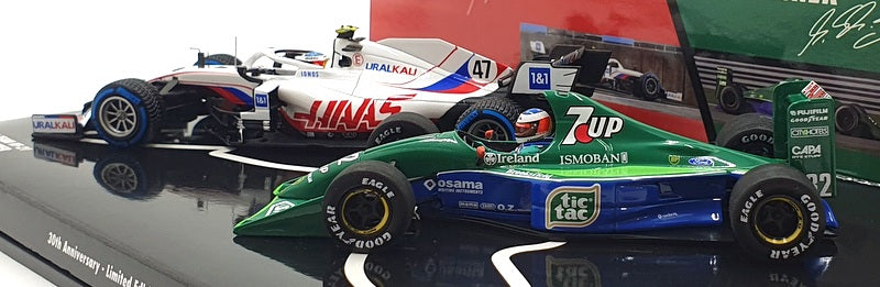 Minichamps 1/43 Scale 512 213247 F1 Schumacher Set Jordan 191 HAAS VF-21 '91/'21