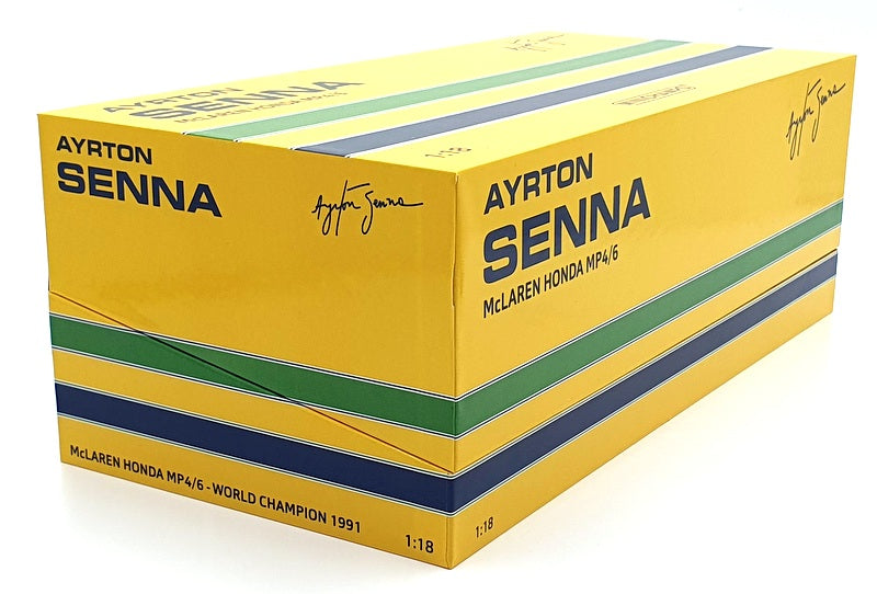Minichamps 1/18 Scale 543911801 McLaren Honda MP4/6 World Champion 1991 - Senna