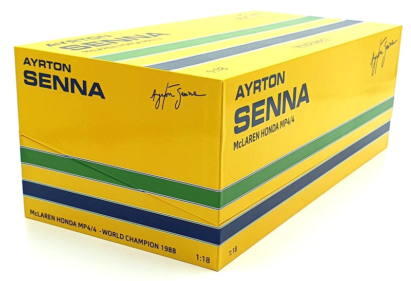 Minichamps 1/18 Scale 543881812 McLaren Honda MP4/4 World Champion 1988 - Senna