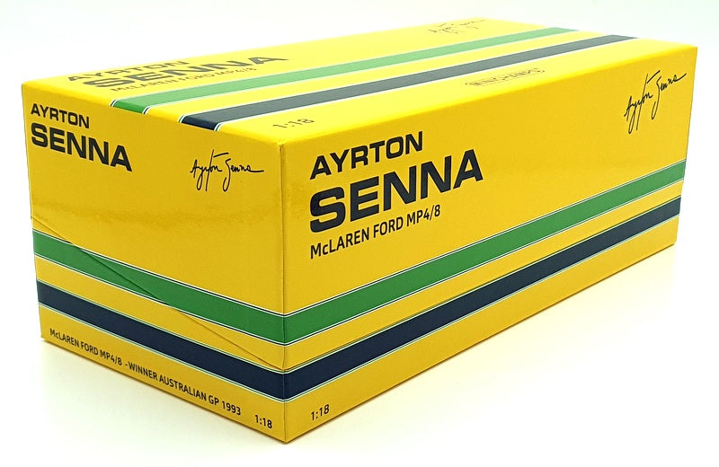 Minichamps 1/18 Scale 543933838 McLaren Ford MP4/8 1st Australian GP 1993 Senna