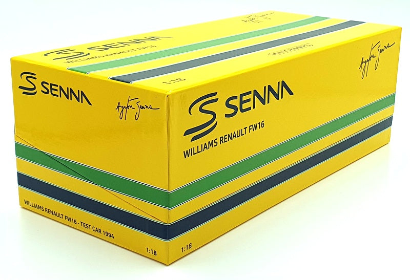 Minichamps 1/18 Scale 543941800 - Williams Renault FW16 Test Car 1994 - Senna