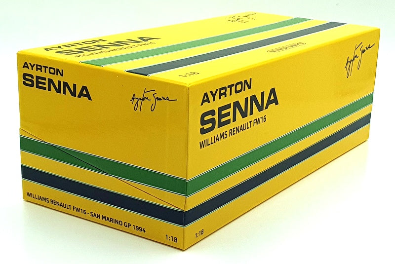 Minichamps 1/18 Scale 543941833 - Williams Renault FW16 San Marino GP 1994 Senna
