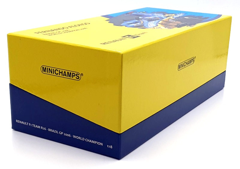 Minichamps 1/18 Scale 147061801 F1 Renault Brazil GP/World Champion 2006 Alonso