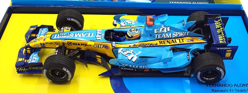 Minichamps 1/18 Scale 147061801 F1 Renault Brazil GP/World Champion 2006 Alonso