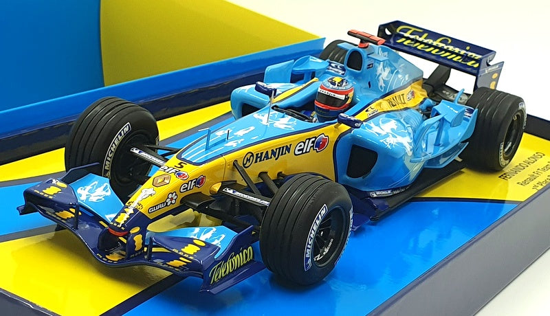 Minichamps 1/18 Scale 147051105 - F1 Renault 2nd British GP 2005 - Alonso