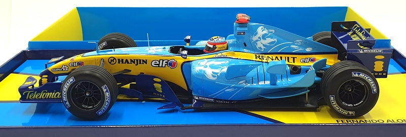 Minichamps 1/18 Scale 147051105 - F1 Renault 2nd British GP 2005 - Alonso
