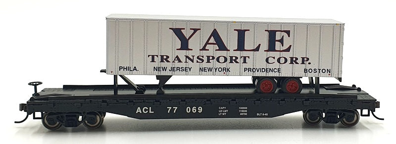 Bachmann Spectrum HO 1/87 Scale 16705 - Flat Car w/Trailer Atlantic Coast Line