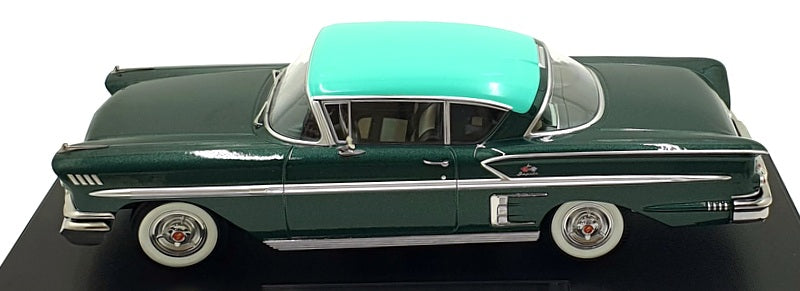 KK 1/18 Scale Diecast KKDC181594 1958 Chevrolet Bel Air Impala Sport Coupe Green