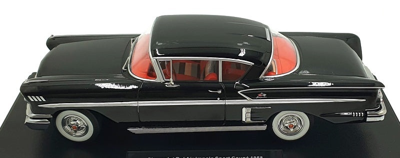 KK 1/18 Scale Diecast KKDC181592 1958 Chevrolet Bel Air Impala Sport Coupe Black