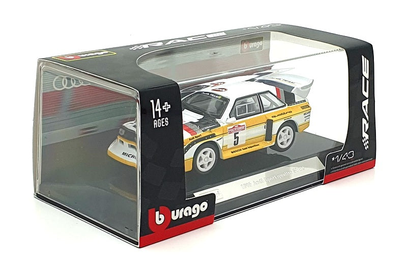 Burago 1/43 Scale 18-38326 - 1985 Audi Sport Quattro S1 E2 #5