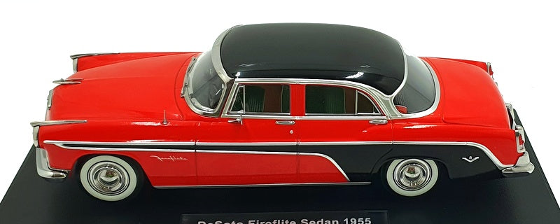 KK 1/18 Scale Diecast KKDC181541 - 1955 DeSoto Fireflite Sedan - Red/Black