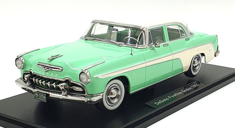 KK 1/18 Scale Diecast KKDC181543 - 1955 DeSoto Fireflite Sedan - Green/White