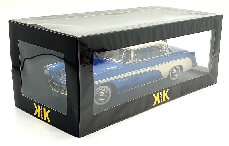 KK 1/18 Scale Diecast KKDC181544 - 1955 DeSoto Fireflite Sedan - Blue/White