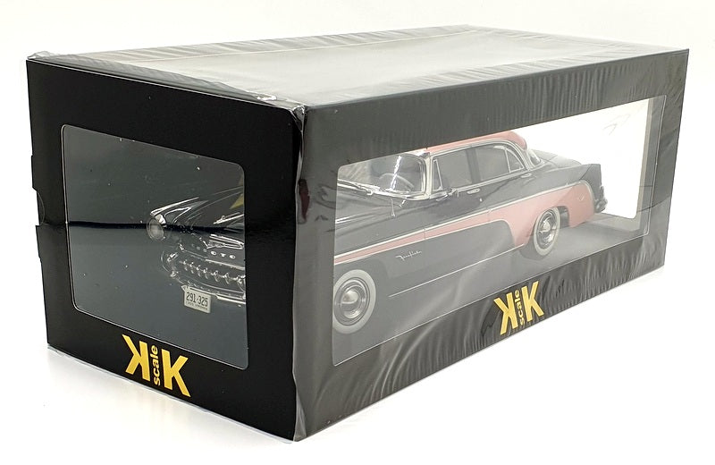 KK 1/18 Scale Diecast KKDC181542 - 1955 DeSoto Fireflite Sedan - Black/Pink