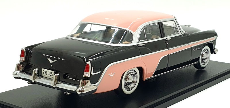 KK 1/18 Scale Diecast KKDC181542 - 1955 DeSoto Fireflite Sedan - Black/Pink