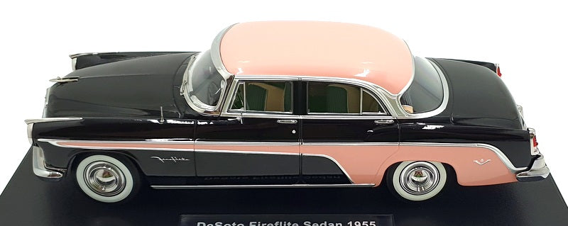KK 1/18 Scale Diecast KKDC181542 - 1955 DeSoto Fireflite Sedan - Black/Pink