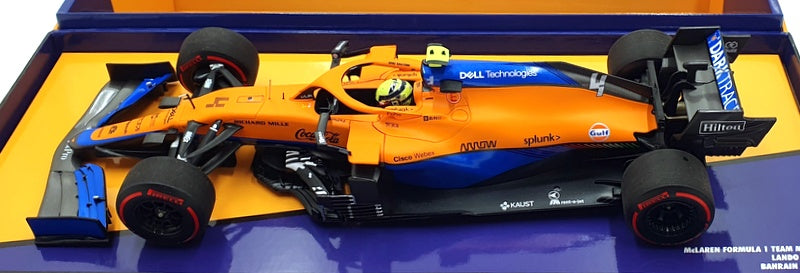 Minichamps 1/18 Scale 533 211804 - McLaren F1 MCL35M Bahrain GP 2021 - Norris