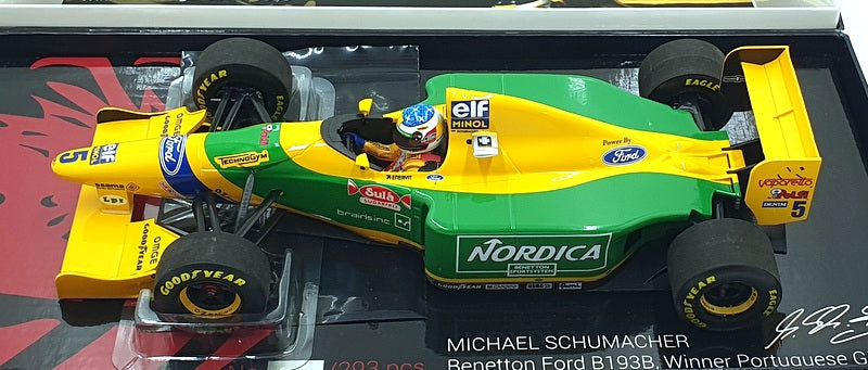 Minichamps 1/18 Scale 113 931405 - Benetton Ford B193B 1st Portuguese GP 1993