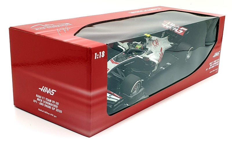 Minichamps 1/18 Scale 110 201750 - HAAS F1 VF-20 FP1 #50 Abu Dhabi GP 2020